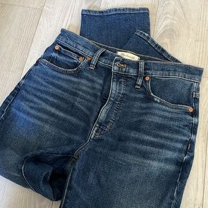 Madewell slim demi boot jeans